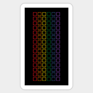 Classic Pride Box Grid Sticker